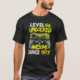 Stufe 46 Phantastisch seit 1977 46. Geburtstag T-Shirt