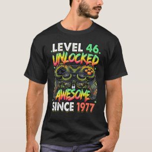 Stufe 46 Phantastisch seit 1977 46. Geburtstag T-Shirt