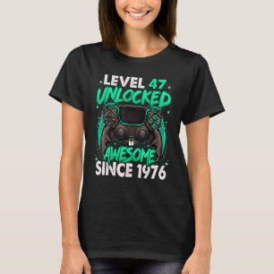 Stufe 47 Phantastisch seit 1976 47. Geburtstag T-Shirt