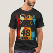 Stufe 48 entsperrt T-Shirt (Vorderseite)