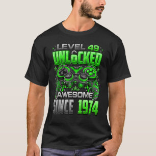 Stufe 49 Phantastisch seit 1974 49. Geburtstag T-Shirt