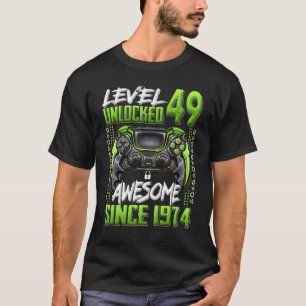 Stufe 49 Phantastisch seit 1974 49. Geburtstag T-Shirt