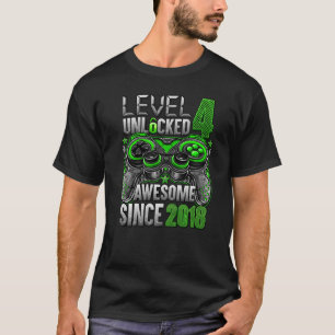 Stufe 4 Phantastisch seit 2018 4. Geburtstag T-Shirt