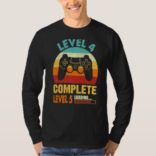 Stufe 4 Vollständige 4 Jubiläumsfeier 4. Hochzeit T-Shirt
