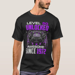 Stufe 50 Phantastisch seit 1972 50. Geburtstag T-Shirt