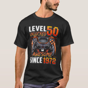 Stufe 50 Phantastisch seit 1972 50. Geburtstag T-Shirt