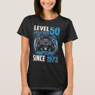 Stufe 50 Phantastisch seit 1973 50. Geburtstag T-Shirt