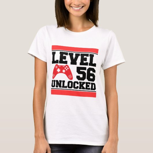 Stufe 56 Unverschlossen T-Shirt (Vorderseite)