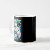 Stufe 5 Freigeschaltet Videospiel 5. Geburtstag Ga Kaffeetasse (Vorderseite Links)