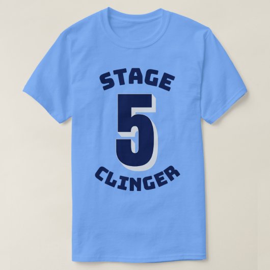 Stufe 5 Klammerer T-Shirt (Design vorne)