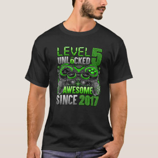 Stufe 5 Phantastisch seit 2017 5. Geburtstag G T-Shirt