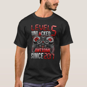 Stufe 5 Phantastisch seit 2017 5. Geburtstag T-Shirt