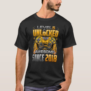 Stufe 5 Phantastisch seit 2018 5. Geburtstag G T-Shirt