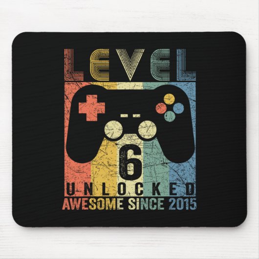 Stufe 6 Entsperrtes Phantastisches Videospiel 6. G Mousepad (Vorne)