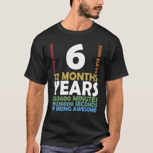 Stufe 6 Entsperrtes Videospiel 6. Geburtstagsparty T-Shirt