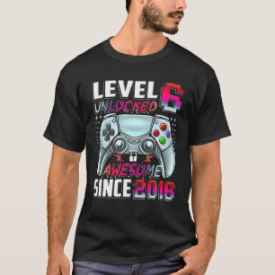 Stufe 6 Phantastisch seit 2016 6. Geburtstag G T-Shirt