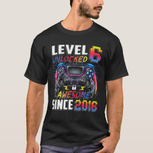 Stufe 6 Phantastisch seit 2016 6. Geburtstag G T-Shirt