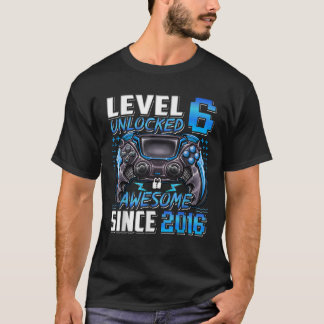 Stufe 6 Phantastisch seit 2016 6. Geburtstag G T-Shirt