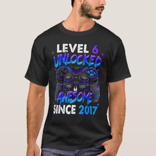 Stufe 6 Phantastisch seit 2017 6. Geburtstag G T-Shirt