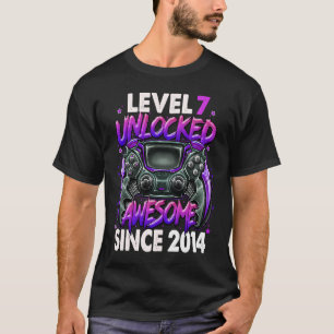 Stufe 7 Phantastisch seit 2014 7. Geburtstag G T-Shirt