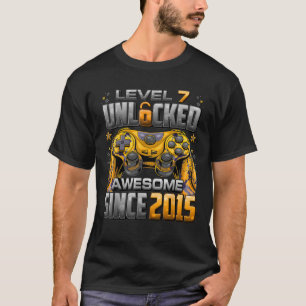 Stufe 7 Phantastisch seit 2015 7. Geburtstag G T-Shirt