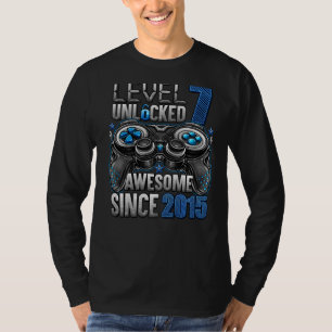 Stufe 7 Phantastisch seit 2015 7. Geburtstag T-Shirt