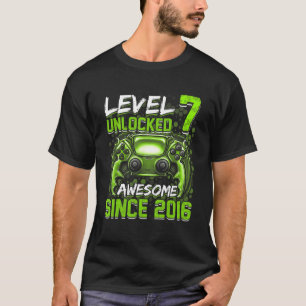 Stufe 7 Phantastisch seit 2016 7. Geburtstag G T-Shirt