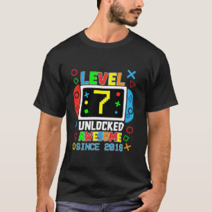 Stufe 7 Phantastisch seit 2018 Videospiel 7. T-Shirt