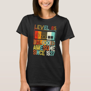 Stufe 85 Phantastisch seit 1937 85. Geburtstag T-Shirt