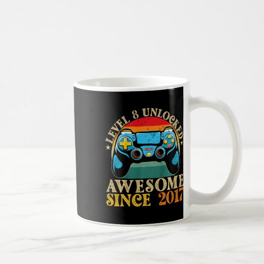 Stufe 8 Freigeschaltet Großartig Seit 2017 8. Gebu Kaffeetasse (Rechts)