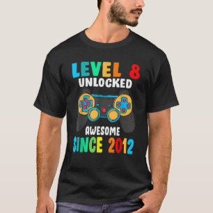 Stufe 8 Phantastisch seit 2012 8. Geburtstag G T-Shirt