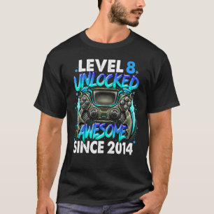 Stufe 8 Phantastisch seit 2014 8. Geburtstag G T-Shirt