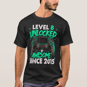 Stufe 8 Phantastisch seit 2015 8. Geburtstag G T-Shirt