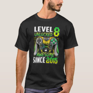 Stufe 8 Phantastisch seit 2015 8. Geburtstag G T-Shirt