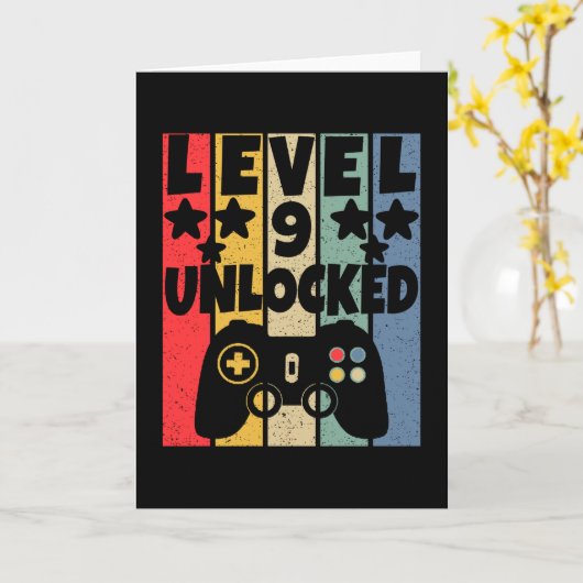 Stufe 9 Entsperrt Karte (Gelbe Blume)