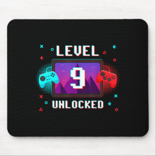 Stufe 9 freigeschaltet Video-Spieler Lustig 9. Geb Mousepad