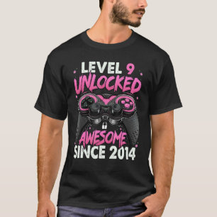 Stufe 9 Phantastisch seit 2014 9. Geburtstag G T-Shirt