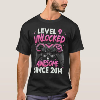 Stufe 9 Phantastisch seit 2014 9. Geburtstag G T-Shirt