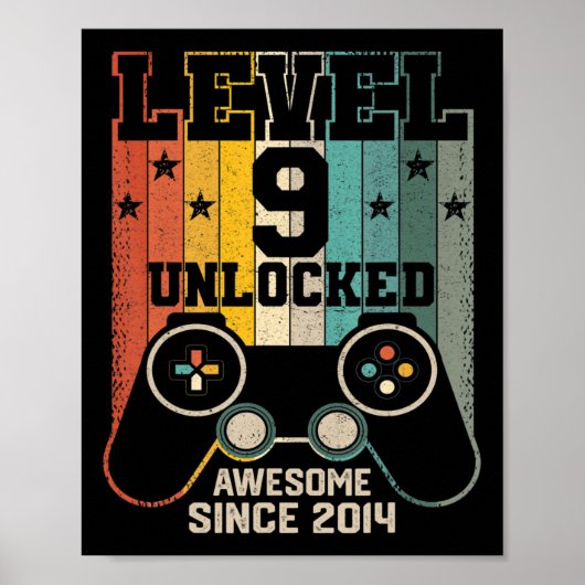 Stufe 9 Unverriegeltes Phantastisches 2014-Boy-Vid Poster (Vorne)