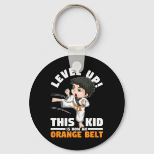Stufe Auf Dieses Kind Ist Jetzt Ein Orange Gürtel  Schlüsselanhänger