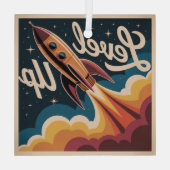 Stufe Aufwärts Ornament Aus Glas (Rückseite)