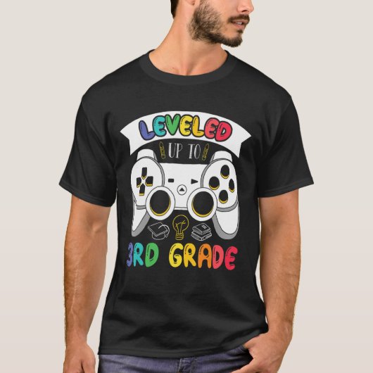 Stufe bis 3: Abschluss des Level-Game T-Shirt (Vorderseite)
