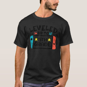 Stufe bis 5th Grad zurück zur Videospielkonsole de T-Shirt