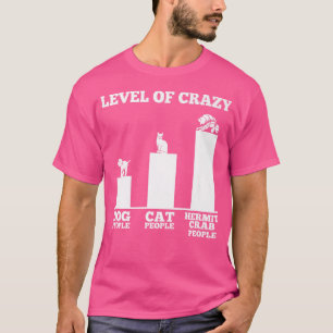Stufe der Crazy Hermit Crab Shellfish Aquakultur T-Shirt