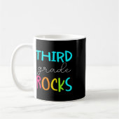 Stufe Rocks Team 3. Klasse Lehrer Kaffeetasse (Links)