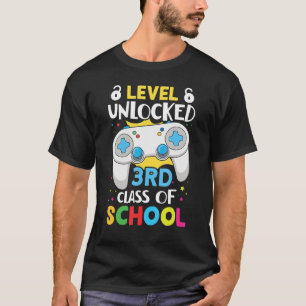 Stufe Unverschlossen 3. Klasse Grundschule Schular T-Shirt