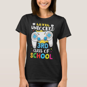 Stufe Unverschlossen 3. Klasse Grundschule Schular T-Shirt