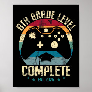 Stufe Vollständiger Gamer Cl von 2025 Graduati Poster