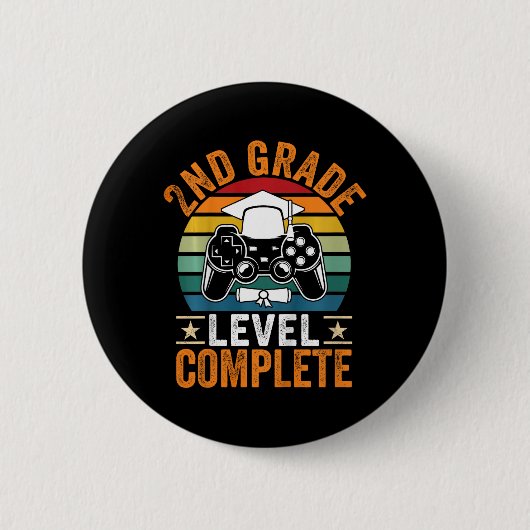 Stufe Vollständiger Niedlicher Gamer Cl 2024 Gra Button (Vorderseite)