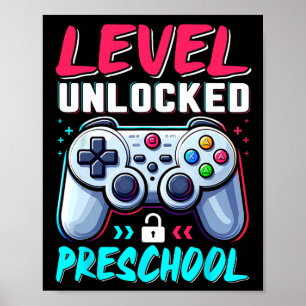 Stufe Vorschule Freigeschaltet Zurück zur Schule J Poster